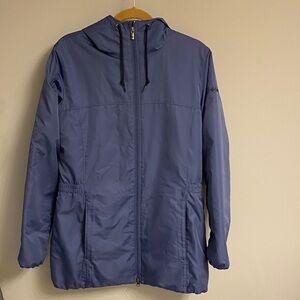 Columbia Women’s Blue Hooded Quilted Coat